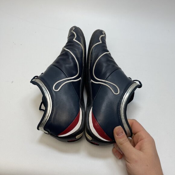 Puma x BMW Motorsport x Future Cat M1 Leather Team Blue Men's Size 10.5 US - Picture 7 of 14